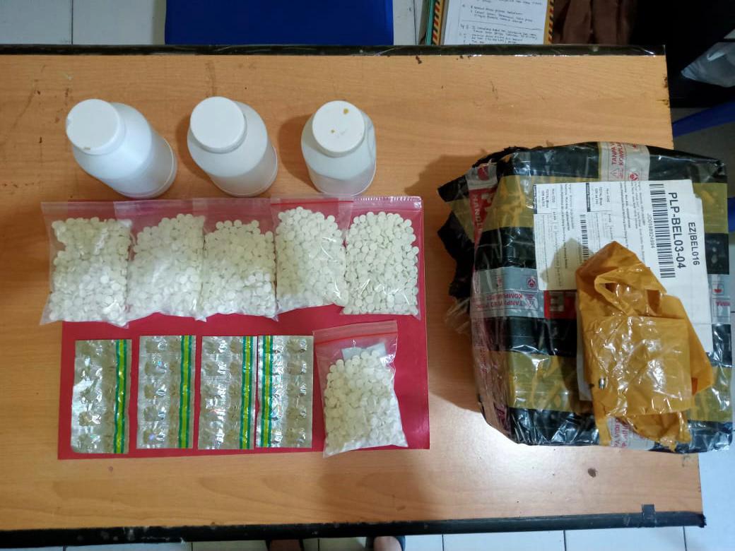 Dikirim Lewat Paket, Satres Narkoba Polres Luwu Amankan Tiga Ribu Butir Obat Jenis THD