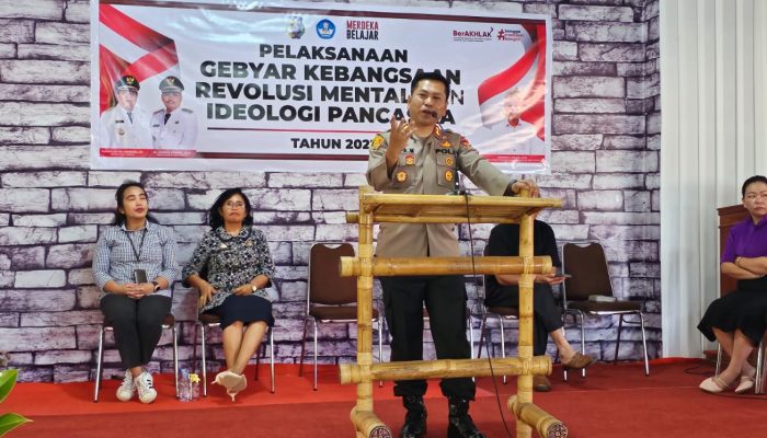 Kapolres Tana Toraja Menggelar Kegiatan Revolusi Mental, Gebyar Kebangsaan dan Penghayatan Ideologi Pancasila