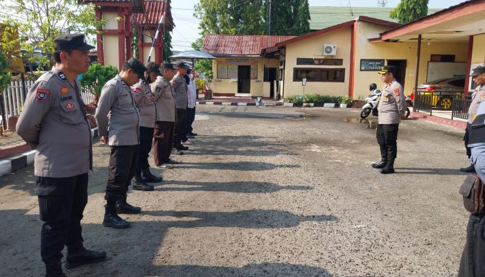 Pimpin Apel Pagi, Kapolsek Watang Sawitto Sampaikan ini Ke Personil