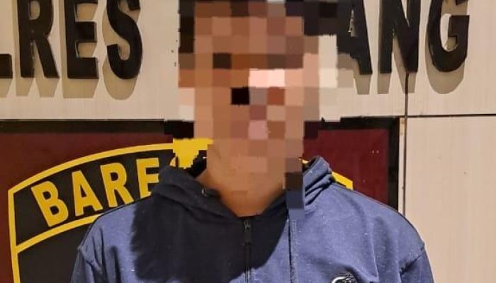 Sat Reskrim Polres Pinrang Mengamankan Terduga Pelaku Pencurian Handphone
