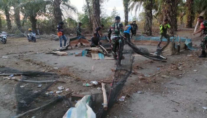 Resahkan Masyarakat, Polres Pinrang Bersama Kodim 1404 Pinrang Gerebek Lokasi Sabung Ayam