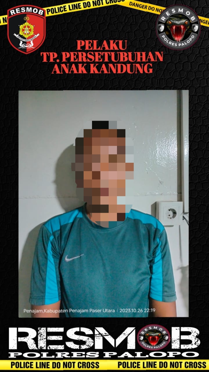 Pelaku Rudakpaksa Anak Kandung Berhasil Diamankan Polres Palopo