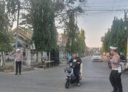 Ciptakan Kamseltibcarlantas , Personil Unit Lalulintas Polsek Watang Sawitto Laksanakan PAM Gatur Lalin