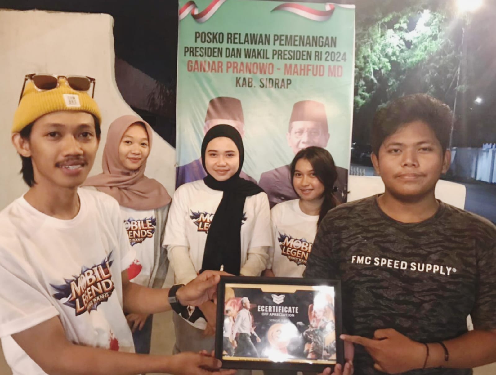 Asah Bakat Pemuda, Relawan Ganjar-Mahfud Sidrap Sukses Gelar Tournament Mobile Legends