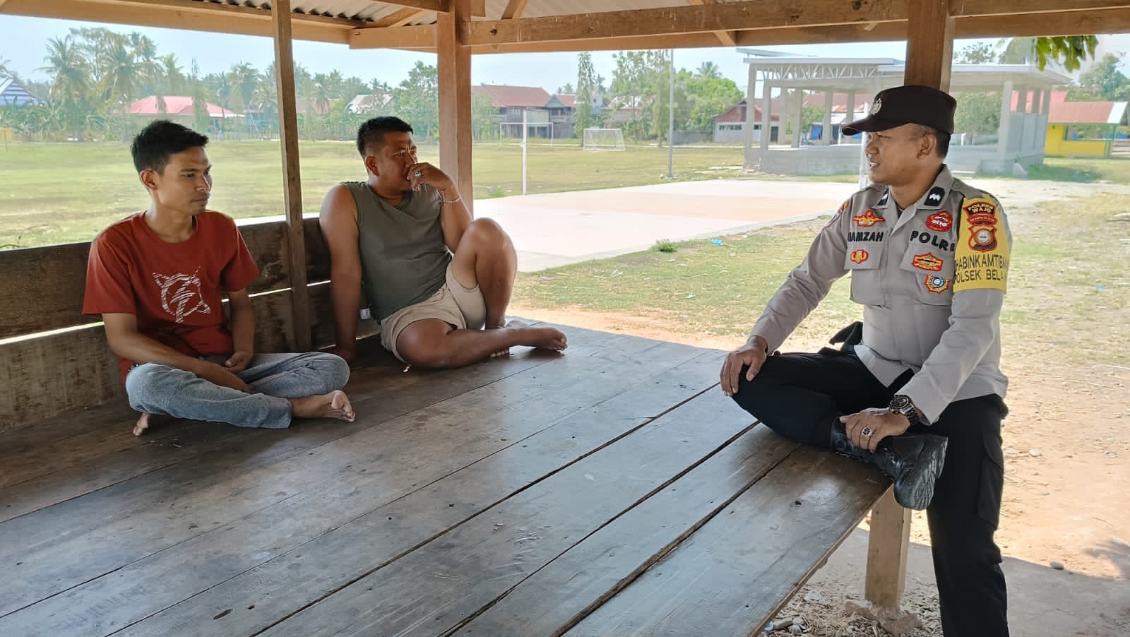 Bhabinkamtibmas Polsek Belawa Polres Wajo Sambangi Warga Binaan,Ajak Masyarakat Waspada Kebakaran