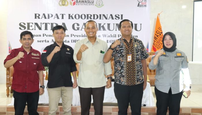 Bangun Sinergitas, Kapolres Palopo Hadiri Rakor Sentra Gakumdu Bawaslu Palopo