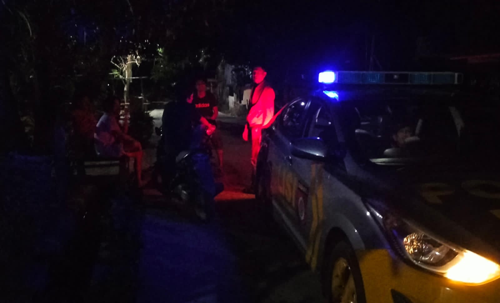 Pemeliharaan Kamtibmas di Akhir Pekan Personil Polsek Watang Sawitto Laksanakan Patroli Blue Light