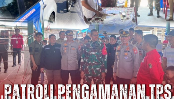 Pastikan Pilkades Serentak Berlangsung Kondusif, Kapolres Sidrap bersama Forkopimda Turun Langsung Cek TPS