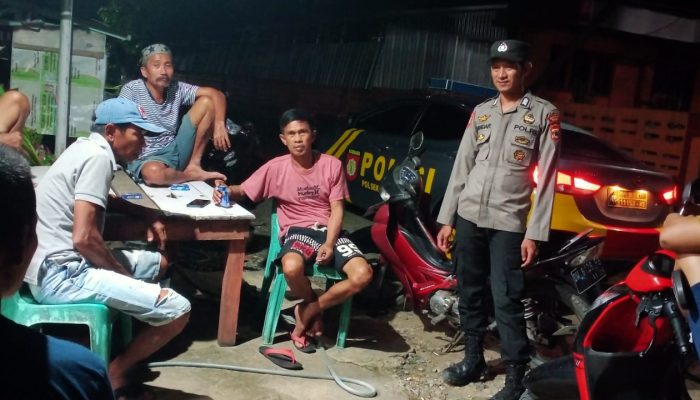 Antisipasi Gangguan Kamtibmas dan Kriminalitas, Personel Polsek Sabbangparu Gelar Patroli Mobile