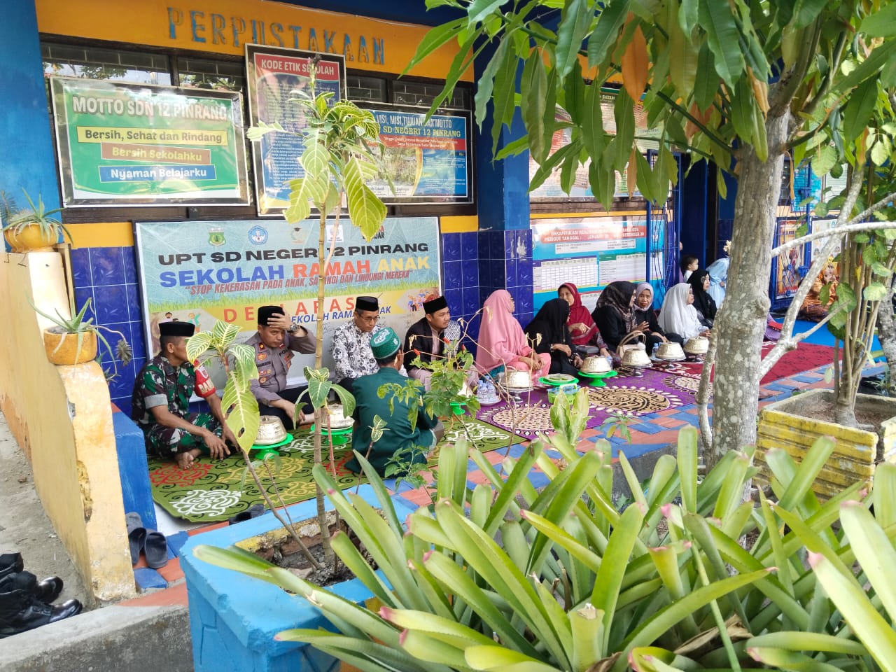 Kapolsek Watang Sawitto Hadiri Tudang Sipulung Dirangkaikan Dengan Maulid Nabi Muhammad SAW