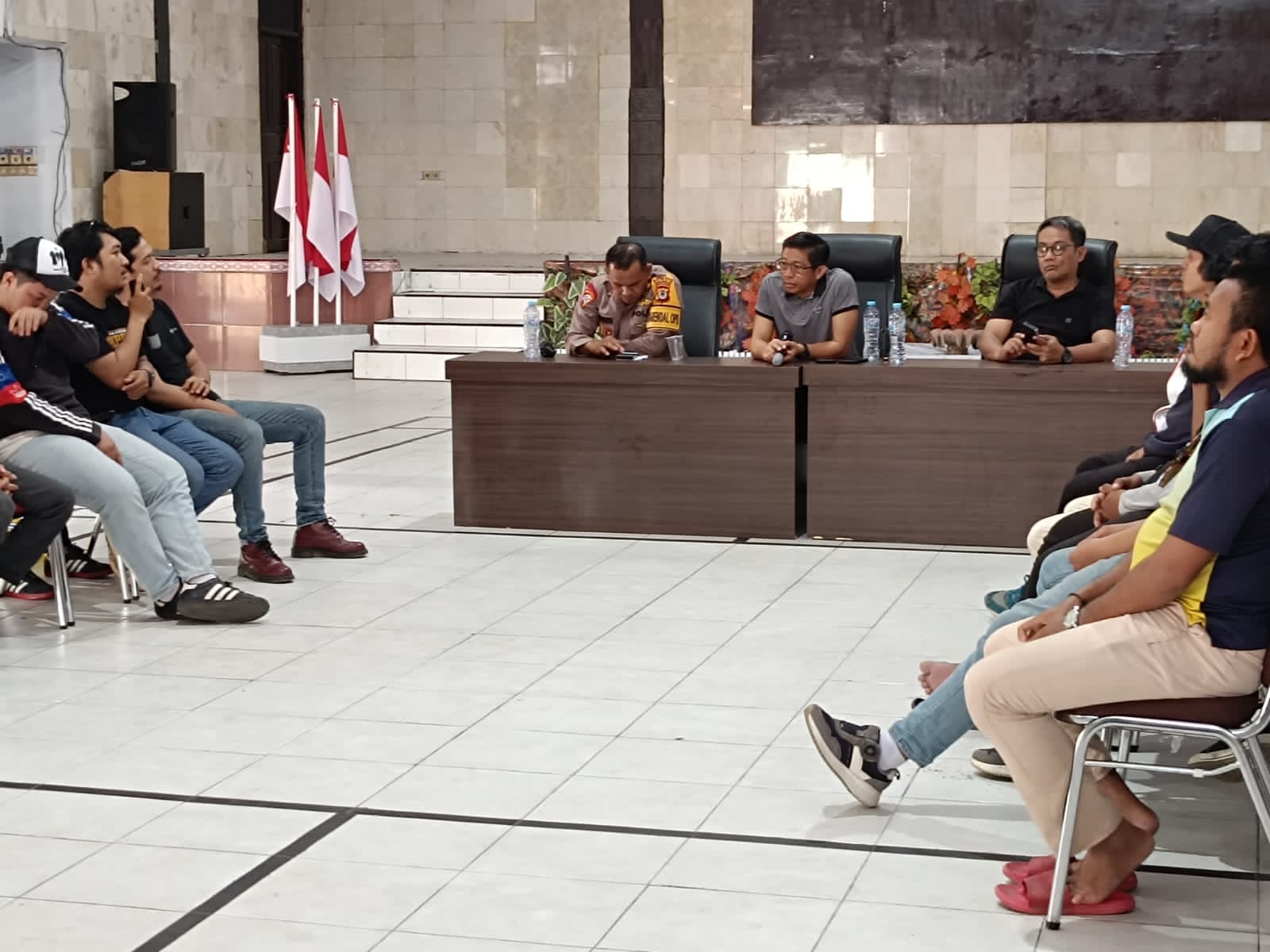 Polres Parepare Pertemukan Sejumlah Suporter PSM, ini Yang dibahas