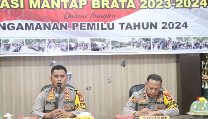 Jelang Pemilu 2024, Kapolres Wajo Harapkan Menjaga Netralitas Polri