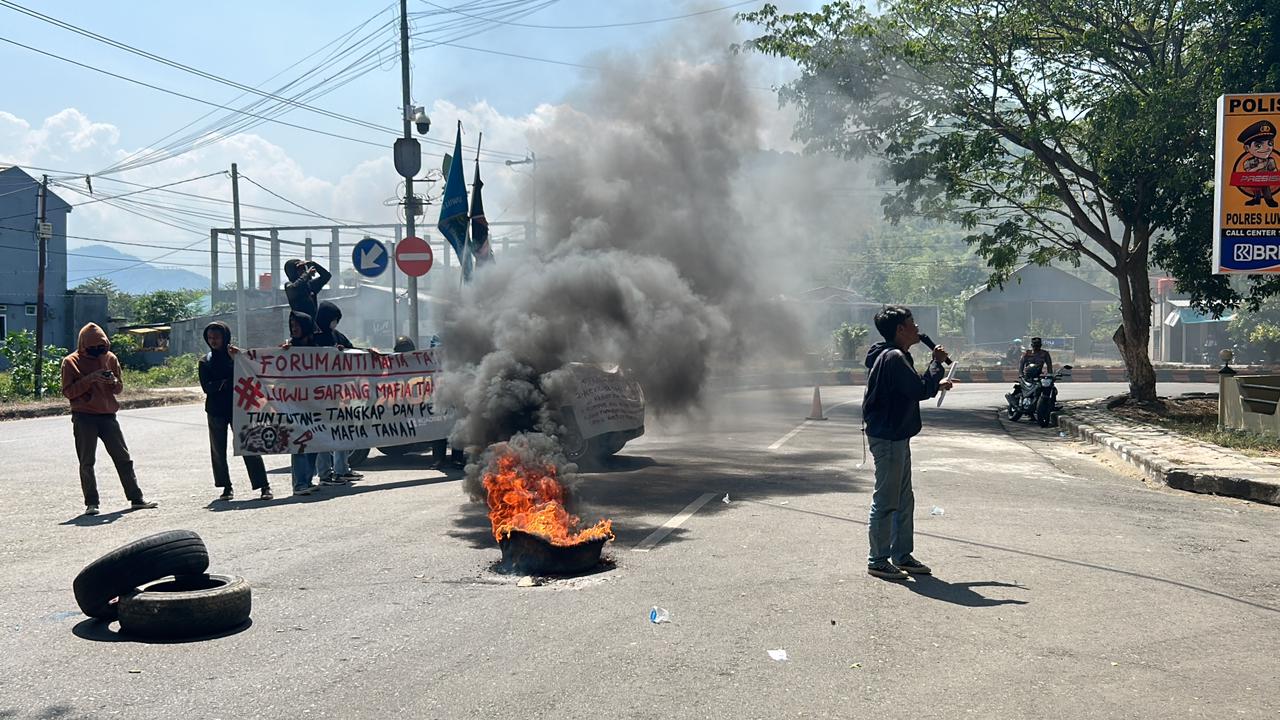 Aliansi Anti Mafia Tanah Desak Polres Luwu Tangkap Kades Rante Balla