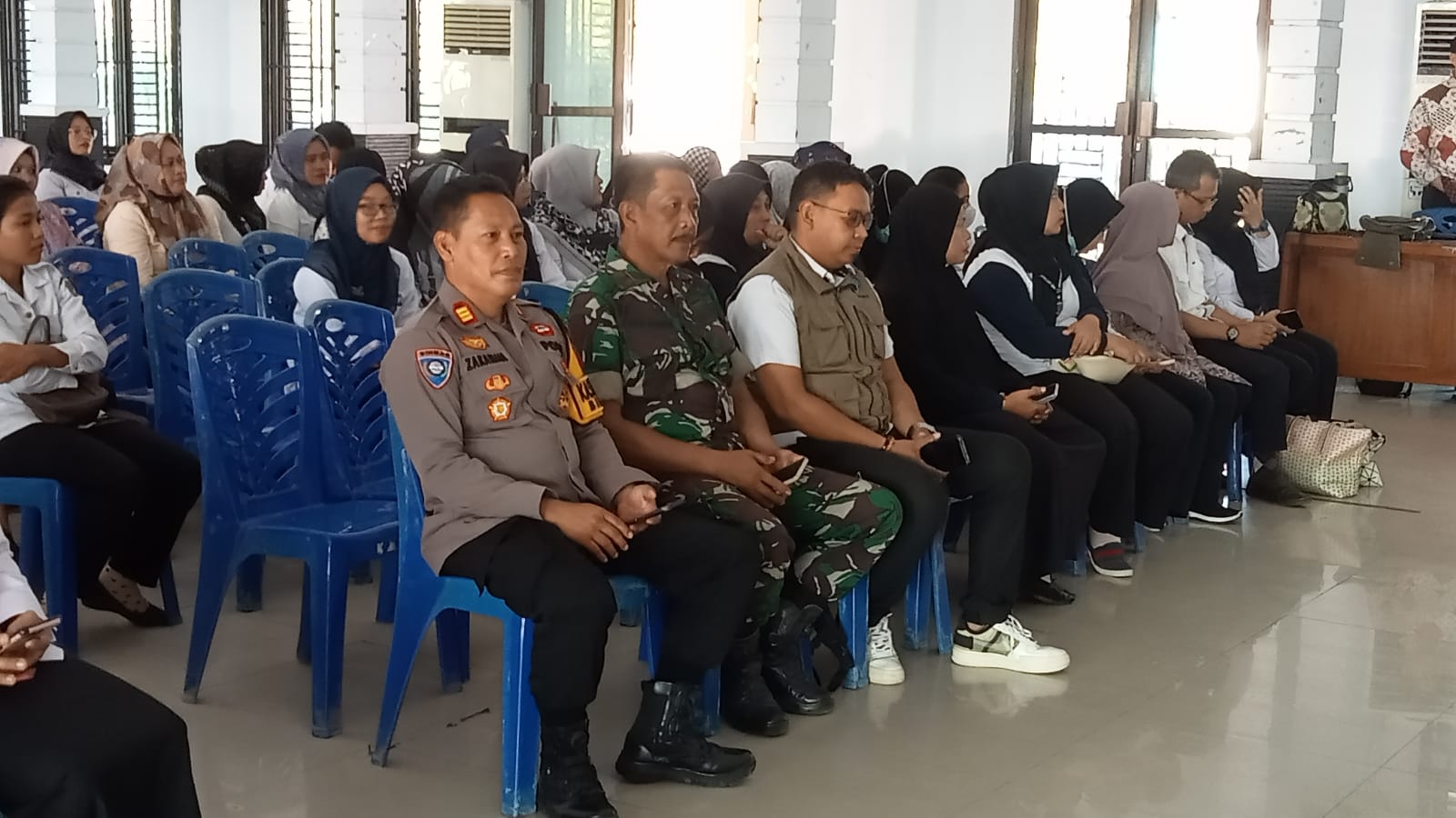 Dukung Percepatan Penurunan Stunting, Kasat Binmas Polres Sidrap Hadiri Rakor TPPS