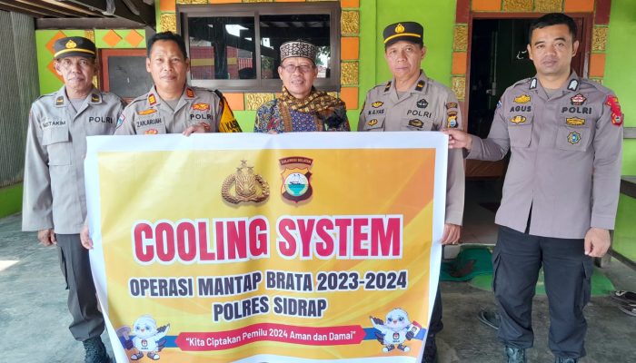Cooling System Jelang Pemilu, Satgas Preemtif Ops Mantap Brata Polres Sidrap Temui Ketua Pimpinan Muhammadiyah