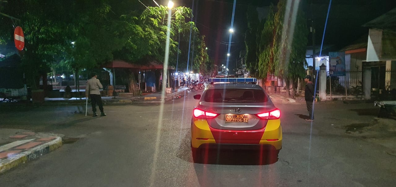 Akhir Pekan, Personil Polsek Watang Sawitto Berpatroli di Titik Rawan Kejahatan