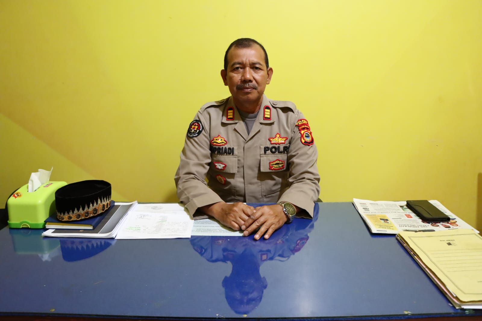 Ini Klarifikasi Bripka Novrianto Terkait Vidio Viral Memegang senjata Api
