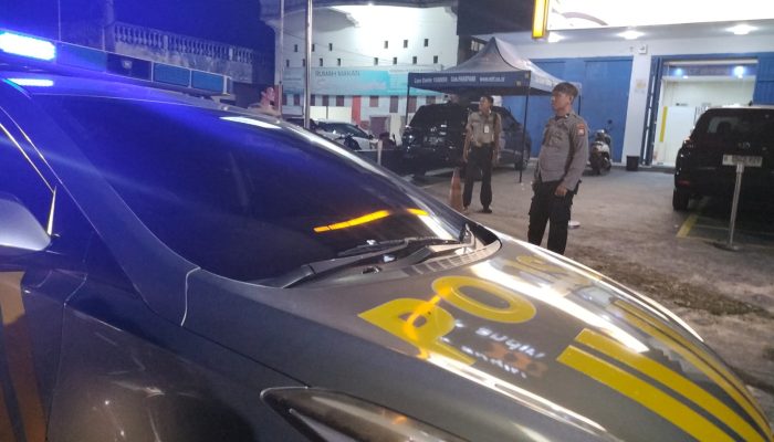 Personil Polsek Watang Sawitto Berpatroli di Titik Rawan Kejahatan