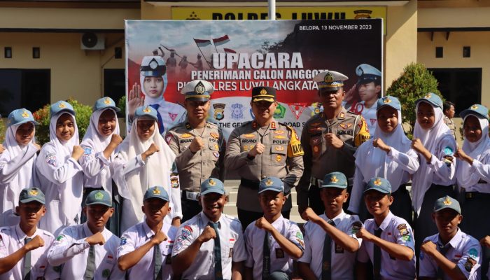 Polres Luwu Kembali Latih Calon Anggota PKS, AKBP Arisandi : Mereka Agen Kamseltibcar Lantas Di Lingkungan Sekolah