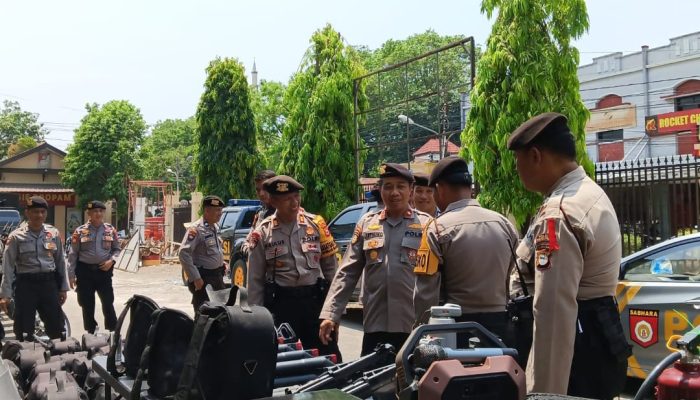 Tim Baharkam Polri Lakukan Supervisi Fungsi Samapta dan Satwa Unik Di Polres Parepare