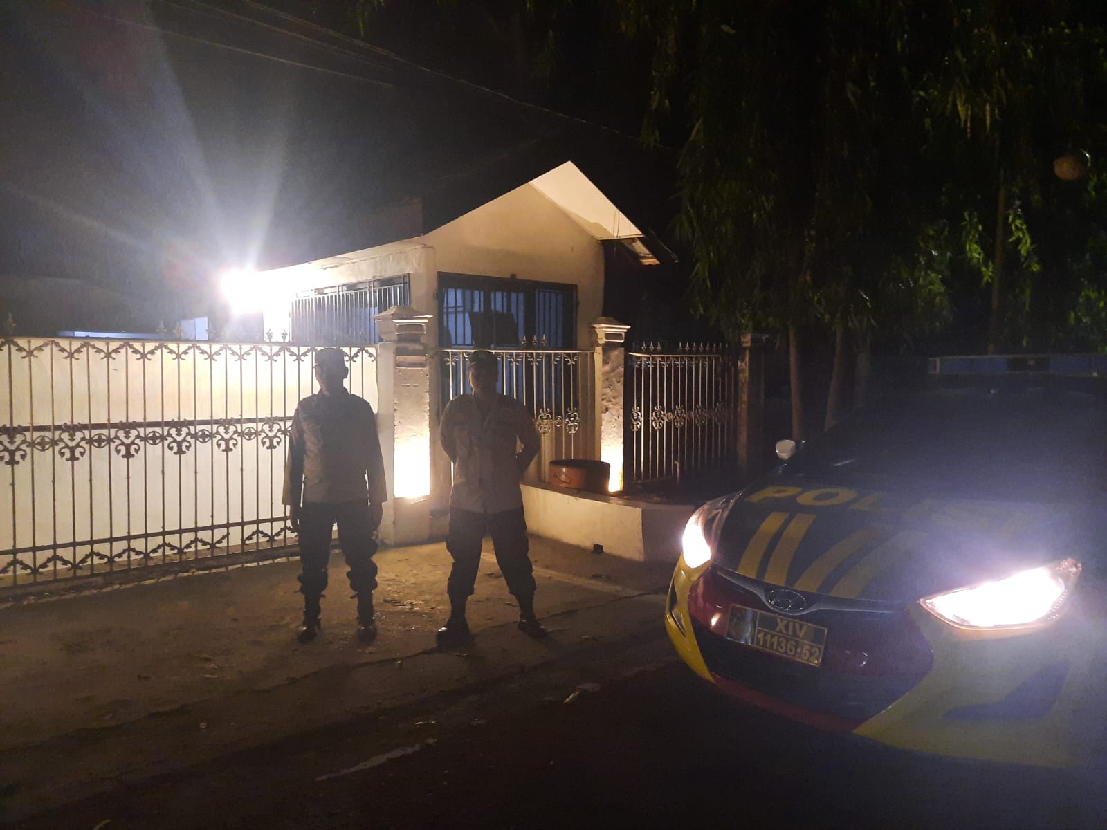 Ini Sasaran Patroli Blue Light Personil Polsek Watang Sawitto