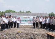 Peduli Lingkungan, Polres Pinrang Tanam Pohon Secara Serentak