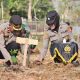 Polres Bone Lakukan Penanaman Pohon Serentak