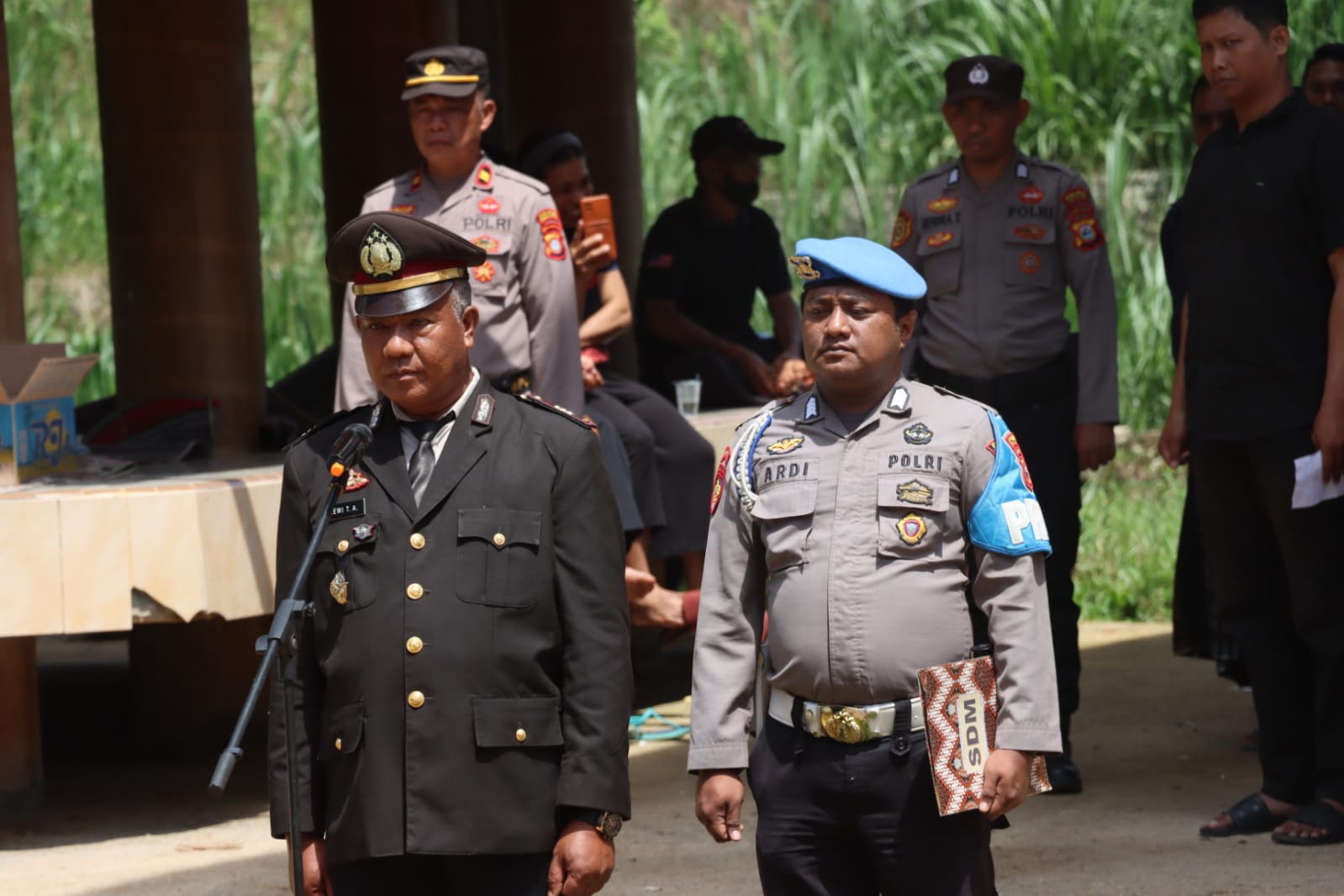 Polres Toraja Utara Kembali Gelar Upacara Persemayaman Jenazah Secara Dinas Kepolisian di Tampo Tallunglipu