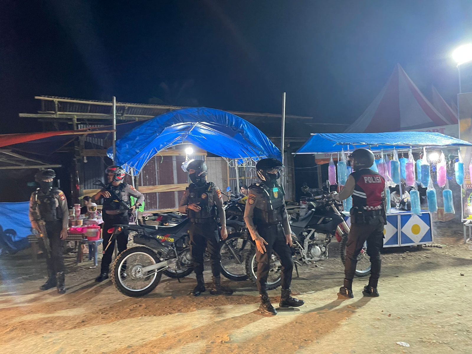 Begini Upaya Sat Samapta Polres Tana Toraja Ciptakan Situasi Kondusif Menjelang Pemilu Tahun 2024