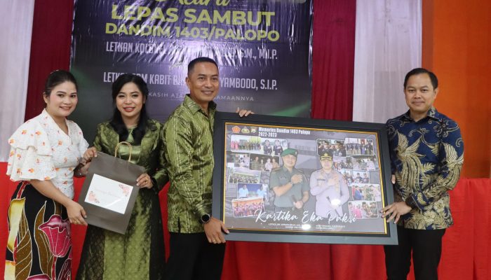 Kapolres Luwu Hadiri Pisah Sambut Dandim 1403/Palopo, AKBP Arisandi : Selamat Dan Terima Kasih Atas Sinergitas Yang Terbangun