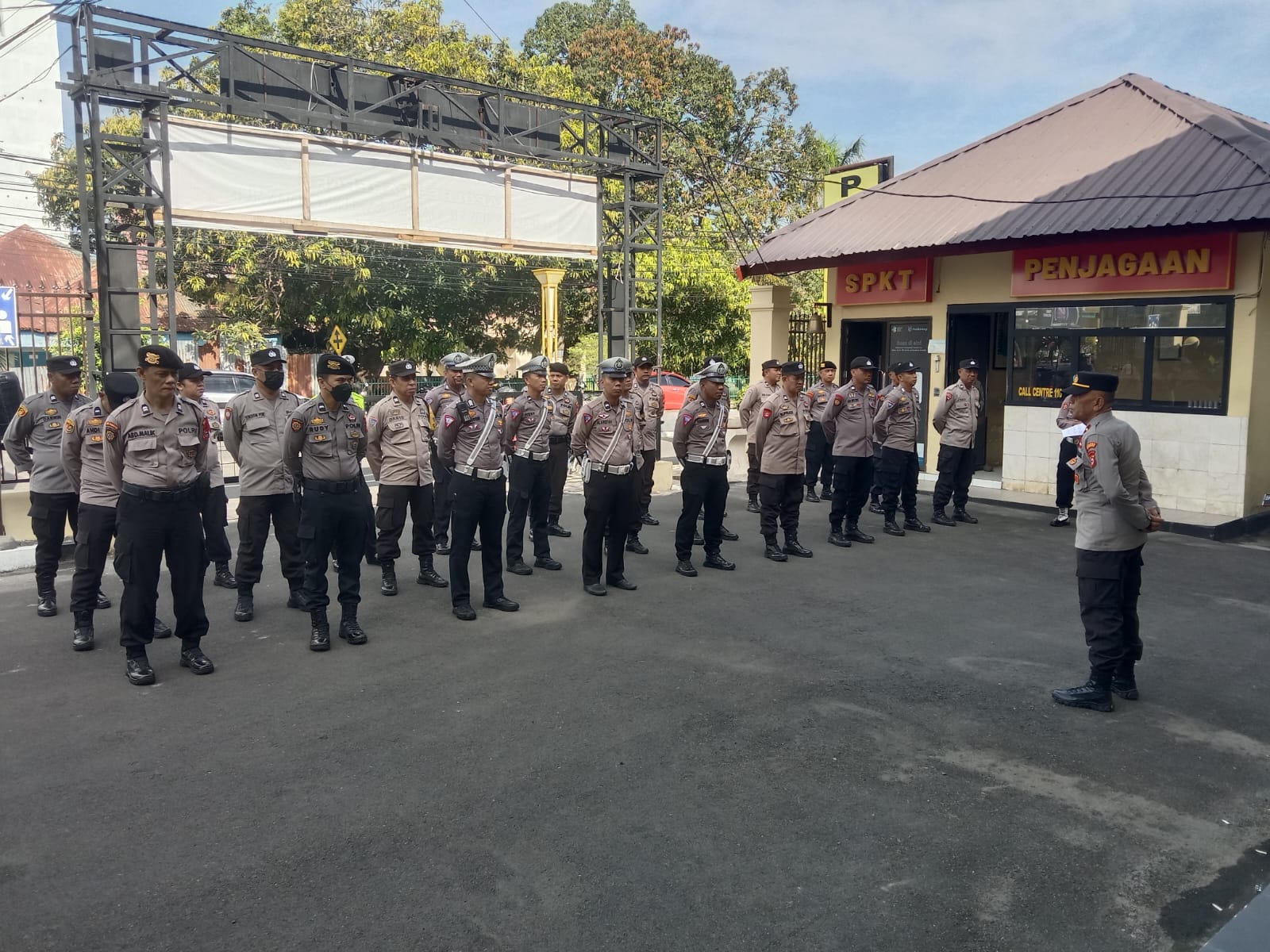 Antisipasi Perkembangan Sitkamtibmas Dalam Menghadapi Pemilu 2023-202, Polres Gelar Apel Kompi Siaga