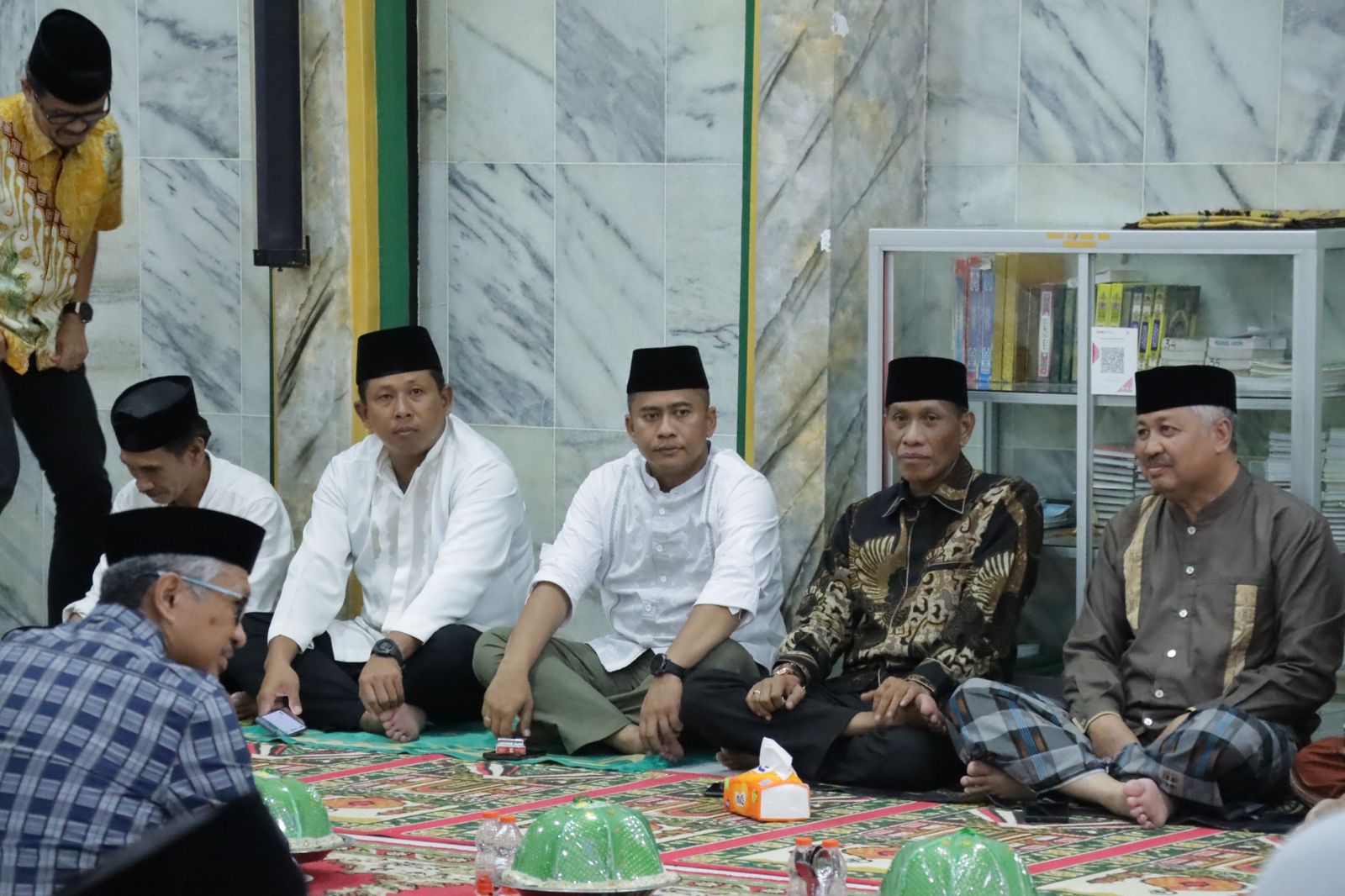 Kapolres Pinrang Hadiri Peringatan Maulid Nabi Muhammad SAW 1445 H di Mesjid Jami Nurul Huda
