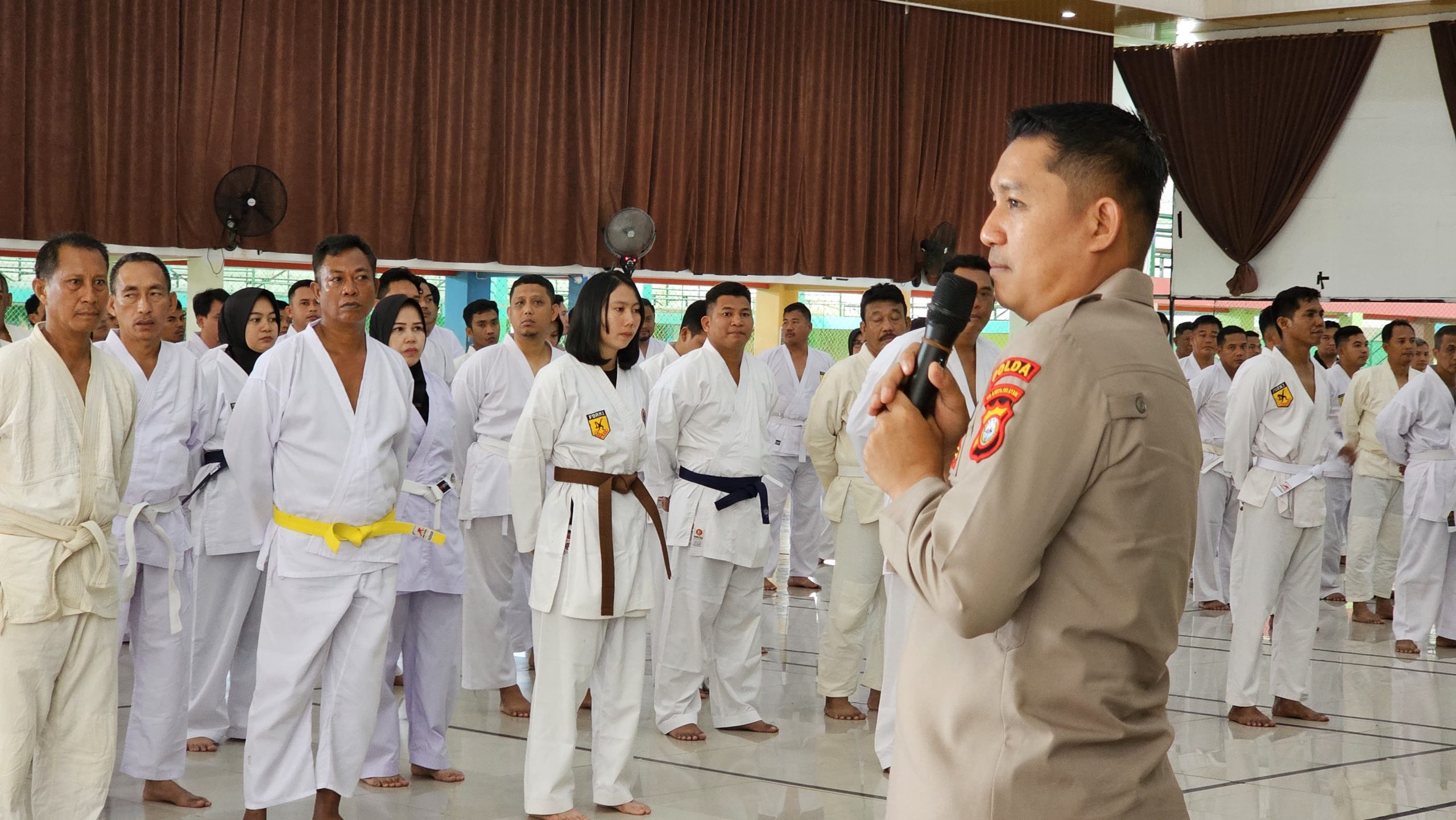 Satwil Ujian Beladiri di Palopo sebagai Syarat Naik Pangkat 1 Januari 2024