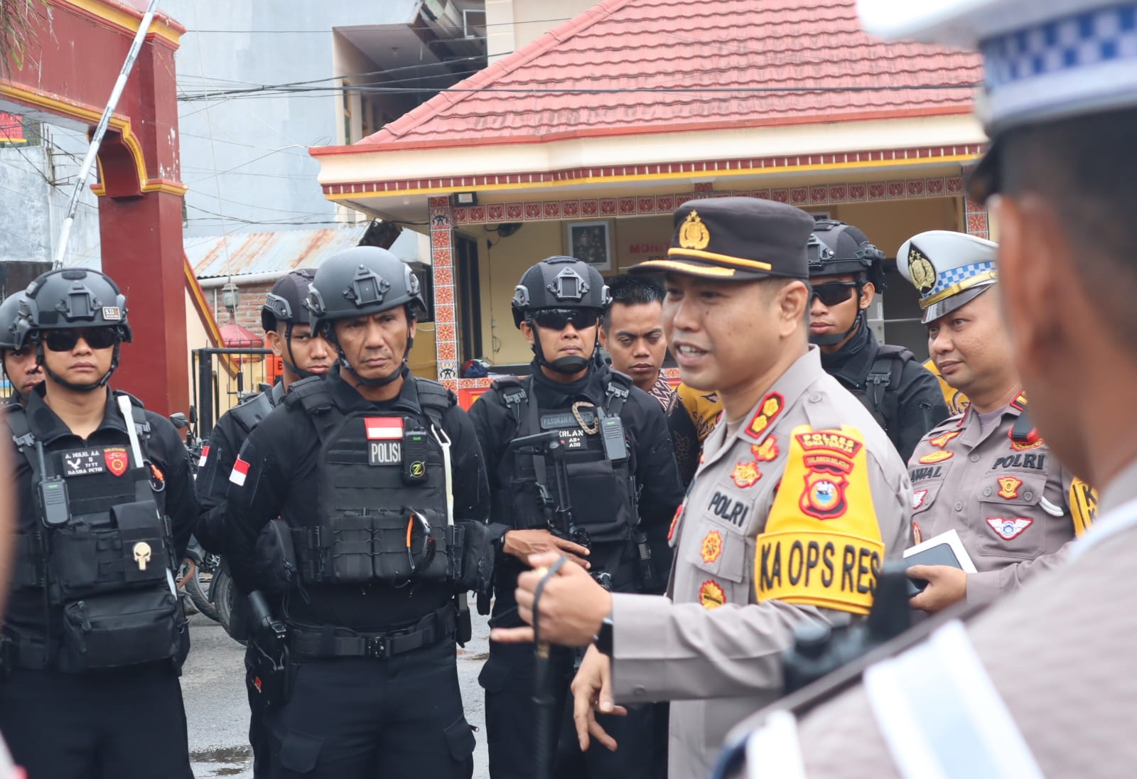 Pengamanan Dipimpin Langsung Kapolres, Kunjungan Capres dan Cawapres Di Tana Toraja Berlangsung Aman dan Kondusif