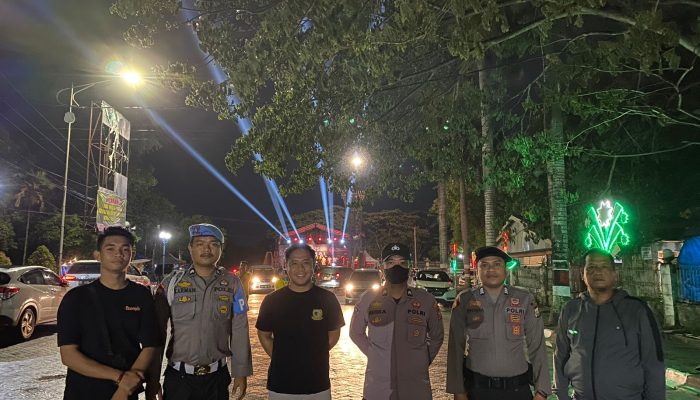 Konser Amal Donasi Palestina, Polres Sidrap Bersama Jajaran Berikan Pengamanan