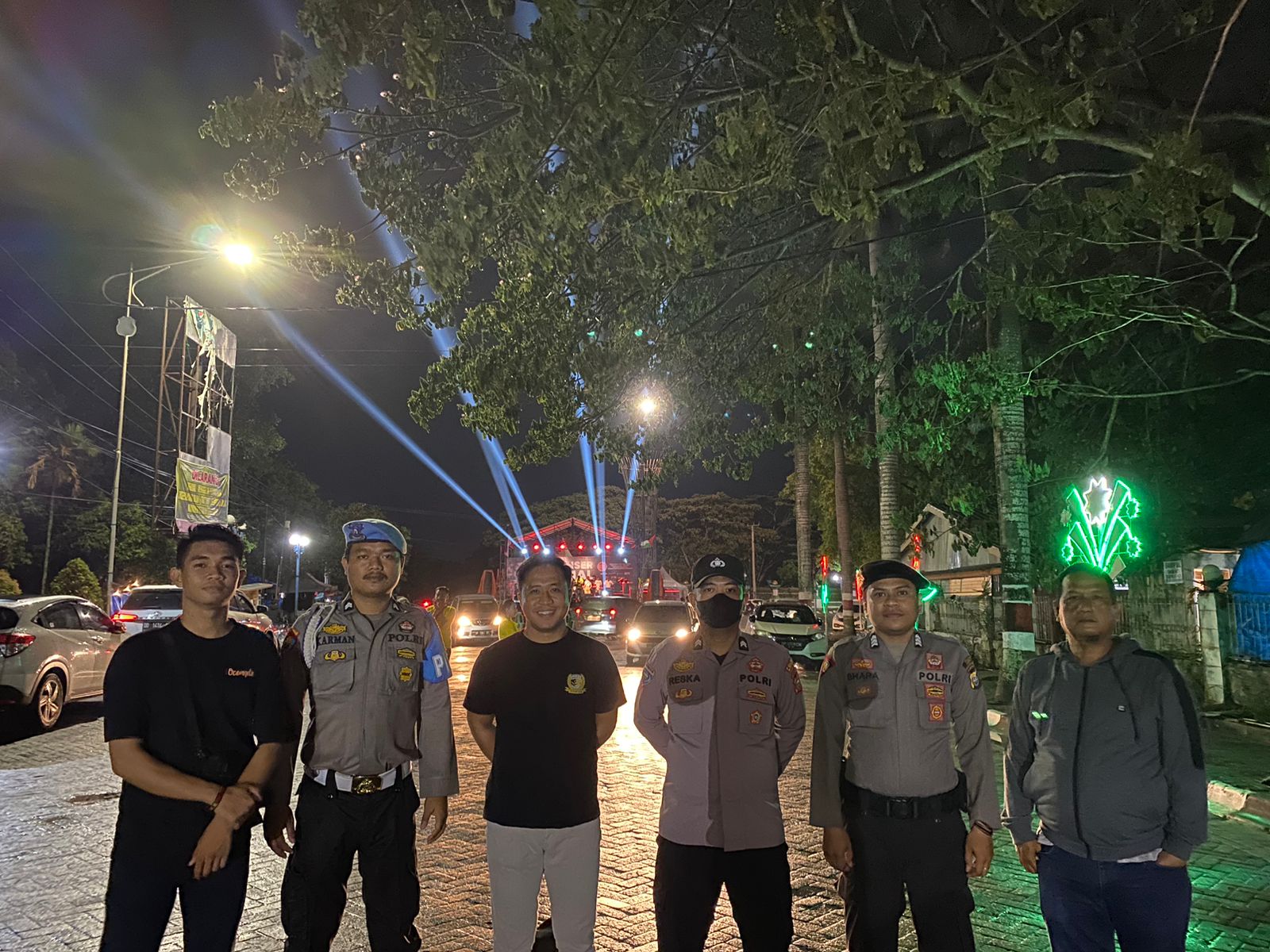 Konser Amal Donasi Palestina, Polres Sidrap Bersama Jajaran Berikan Pengamanan