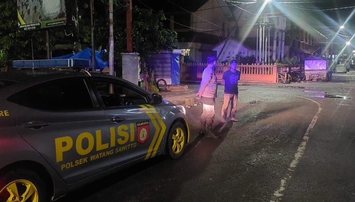 Ini Cara Polsek Watang Sawitto Jaga Kamtibmas Di wilayah Hukumnya
