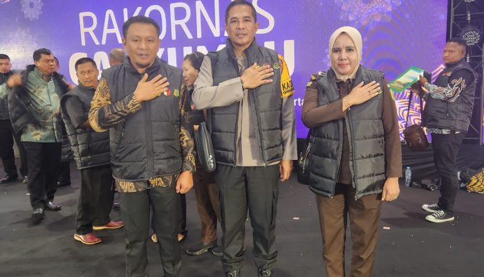 Kapolres Parepare Hadiri Rapat Koordinasi Nasional Sentra Penegakan Hukum di Hotel Grand Sahid Jaya