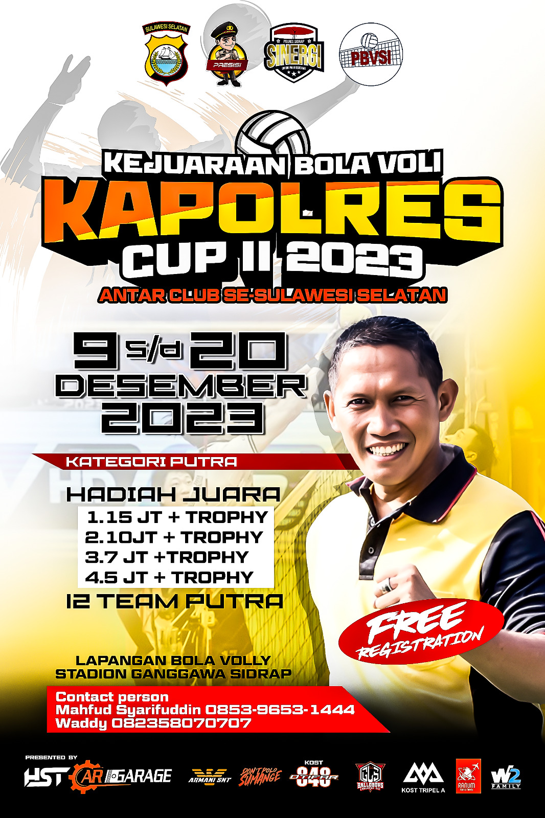 Catat Tanggal Mainnya, Kejuaraan Bola Voli Kapolres Cup Jilid II Siap Digelar