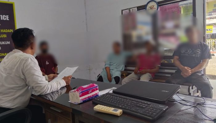 Sempat Berselisih Hinggah Menggunakan Parang, Kedua Warga Watang Sawitto Ini Berakhir Di Damaikan Oleh Unit Reskrim Polsek Watang Sawitto