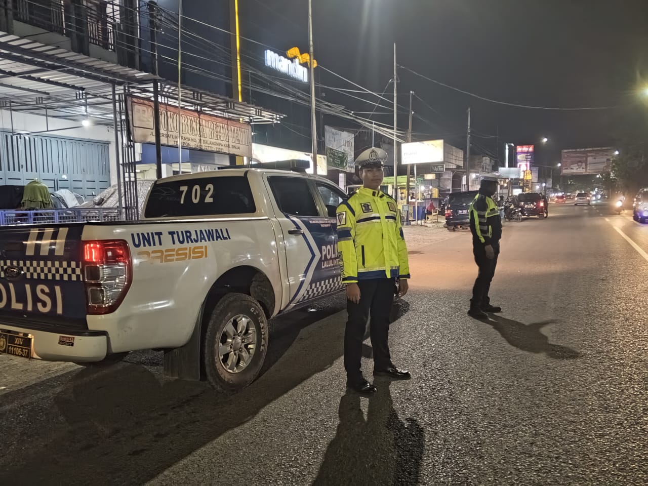 Sat Lantas Polres Sinjai Intens Patroli Malam, Cegah Kejahatan di Jalan