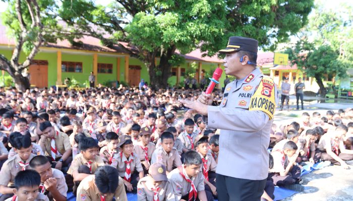 Upaya Menekan Kasus Bullying Kapolres Parepare Sosialisasikan Pencegahan Bullying di SMPN 1