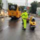 Hujan Tidak Menjadi Penghalang, Satlantas Polres Bone PAM Gerak Jalan Santai