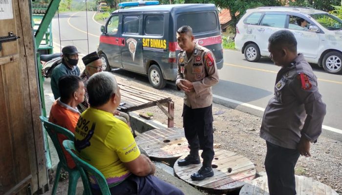 Dari Orang Ke Orang, Polisi Di Parepare Sebar Pesan Pemilu Damai