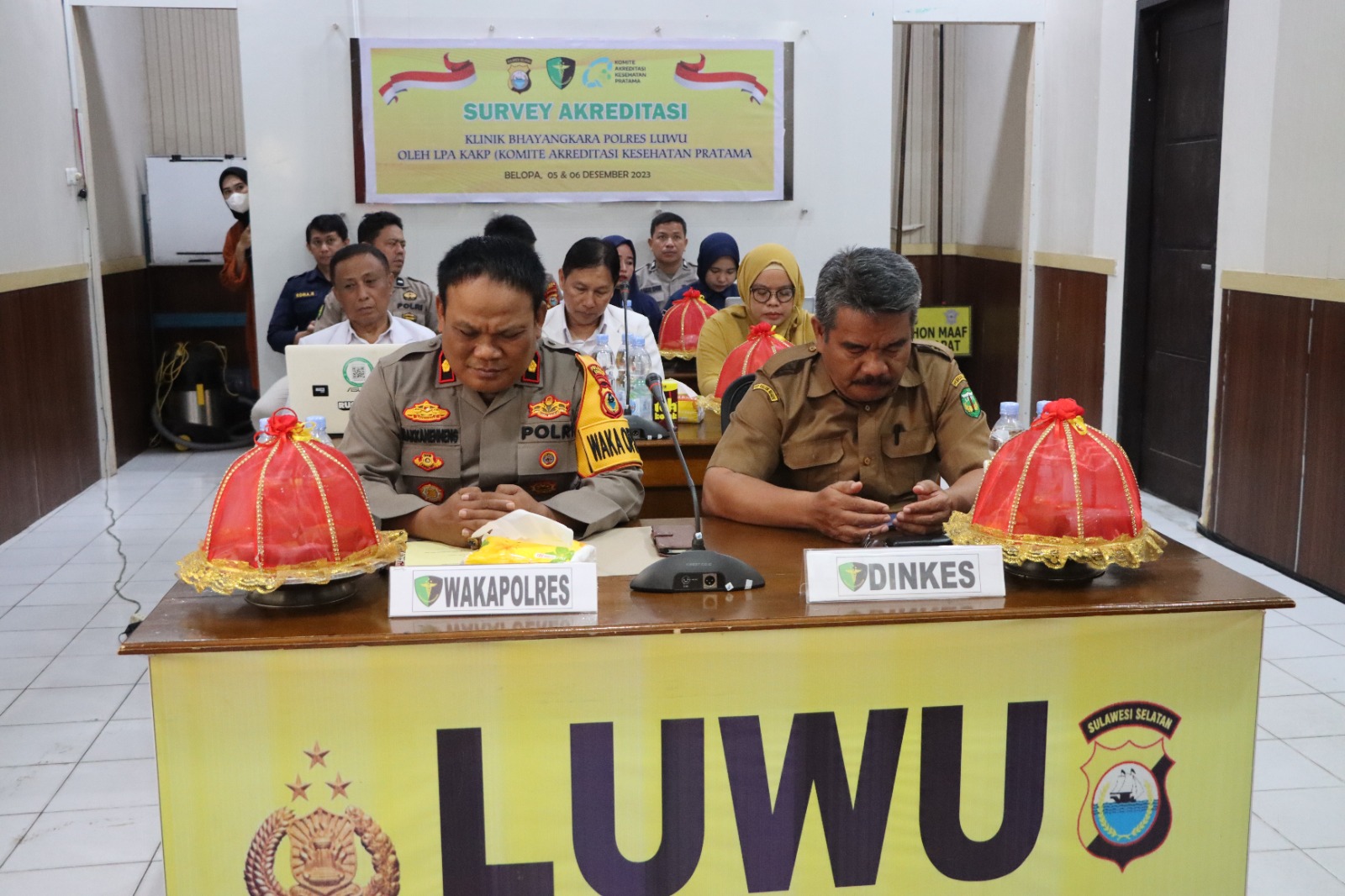 Klinik Bhayangkara Polres Luwu Ikuti Zoom Komite Akreditasi Kesehatan Pratama