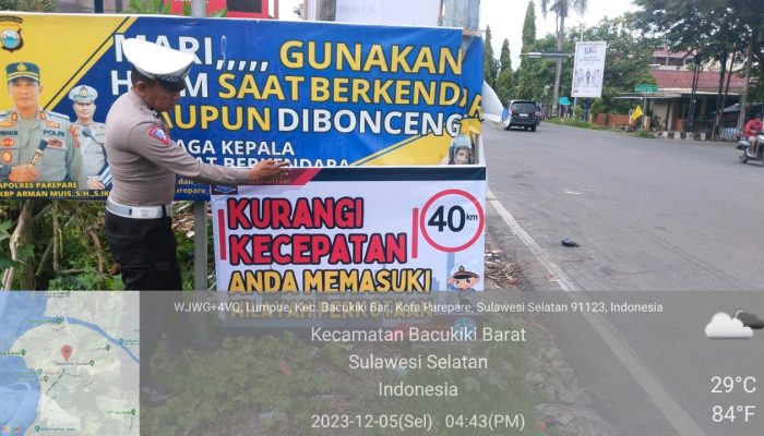 Arus Mudik Nataru Tidak Lama Lagi, Ini Yang Dilakukan Sat Lantas Polres Pare-Pare