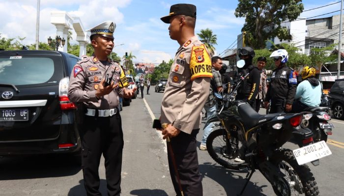 Kapolres Palopo Pimpin Simulasi Pengawalan Capres Dan Cawapres