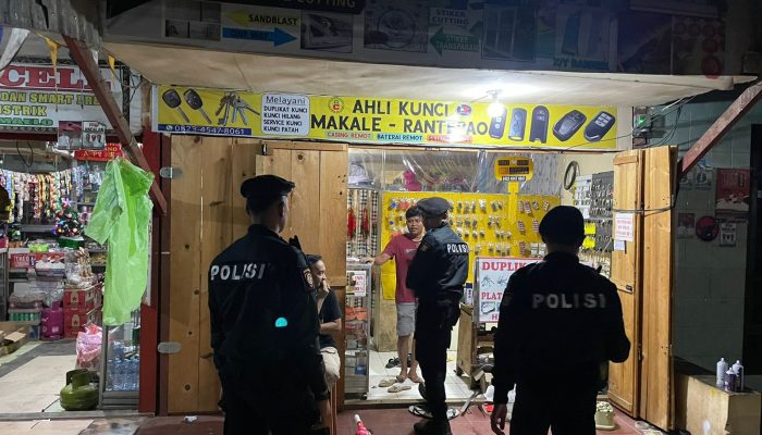 Pemeliharaan Kamtibmas, Kapolres Tana Toraja Kerahkan Personil Laksanakan Patroli Jelang Nataru