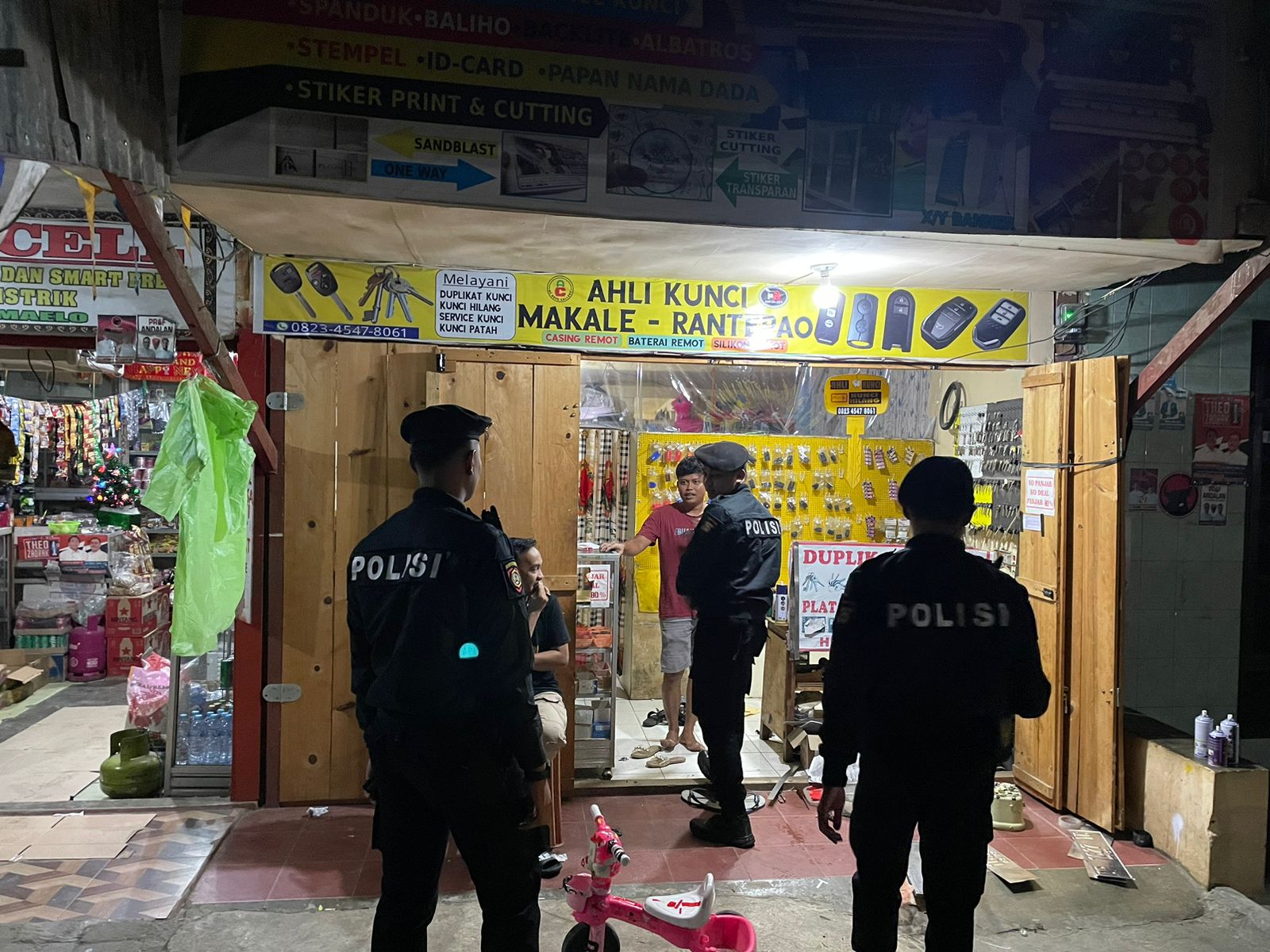 Pemeliharaan Kamtibmas, Kapolres Tana Toraja Kerahkan Personil Laksanakan Patroli Jelang Nataru