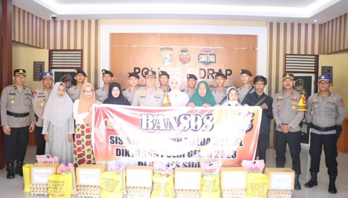 Baksos Siswa Latja, Kapolres Sidrap: Agar Bisa Menanamkan Jiwa Kepedulian Terhadap Sesama